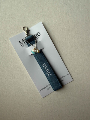 Personalised Premium Denim Keyfob