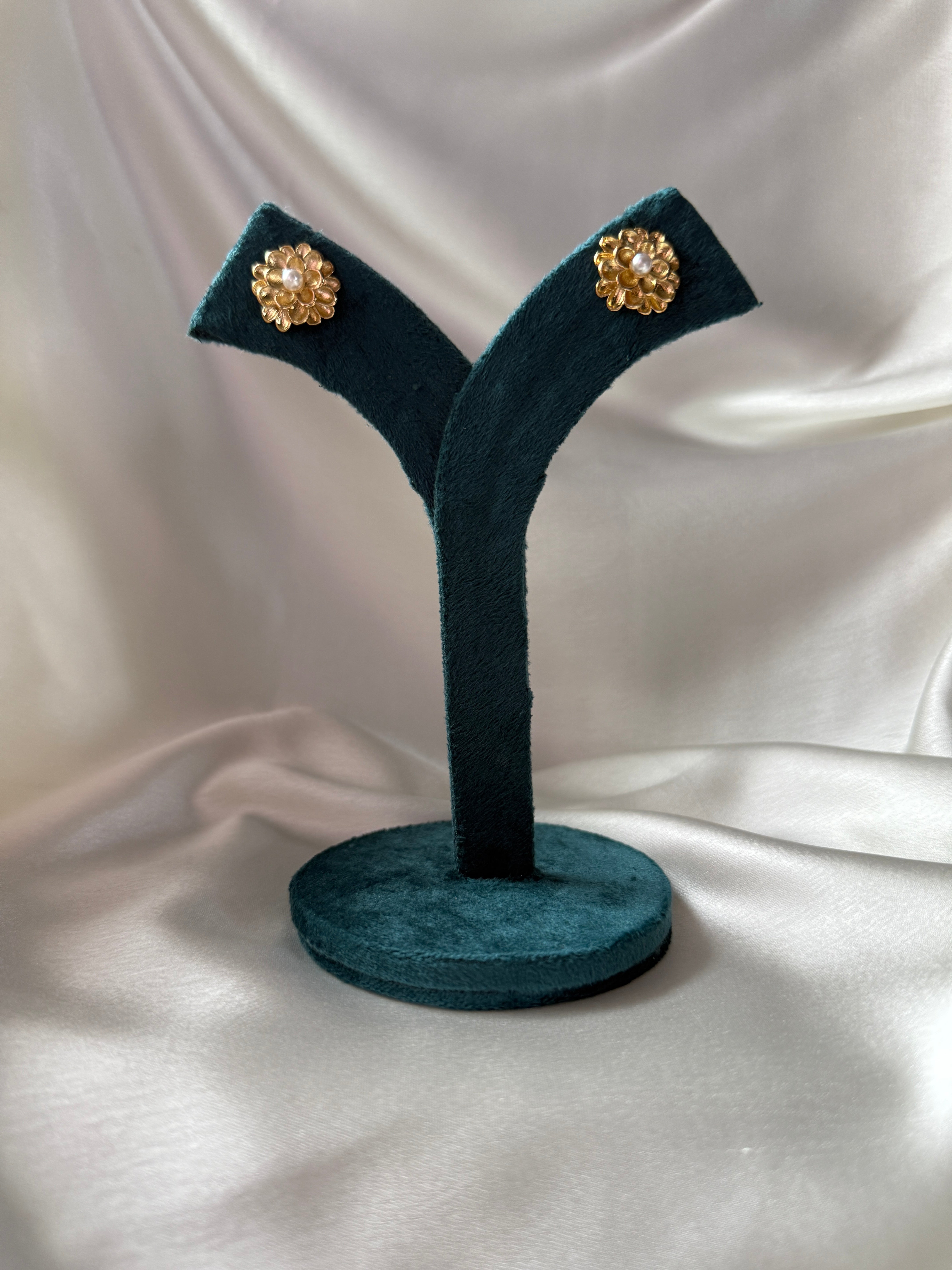Molten Flower Earrings