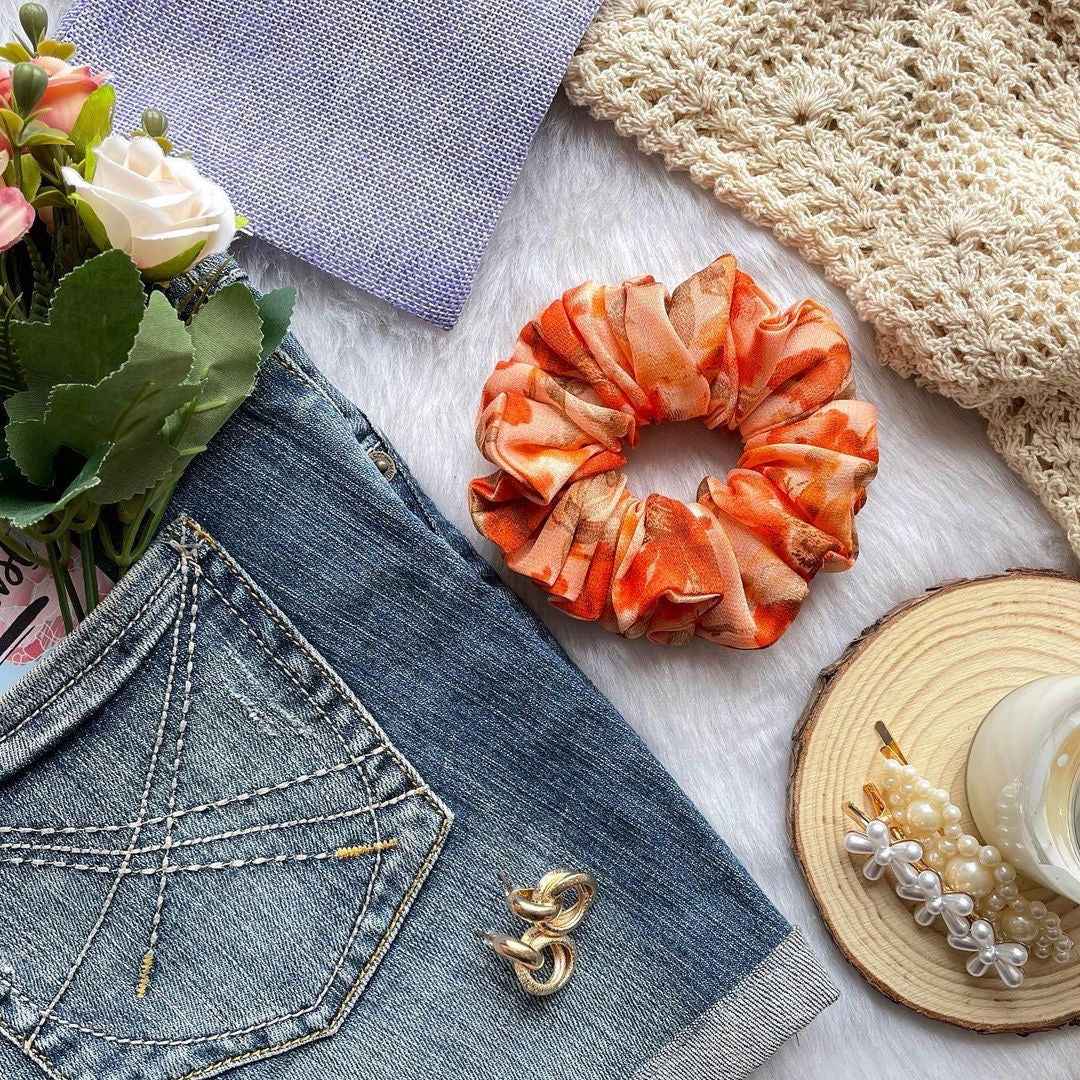 Miragge Autumn Rush Scrunchie – Hair Accessory