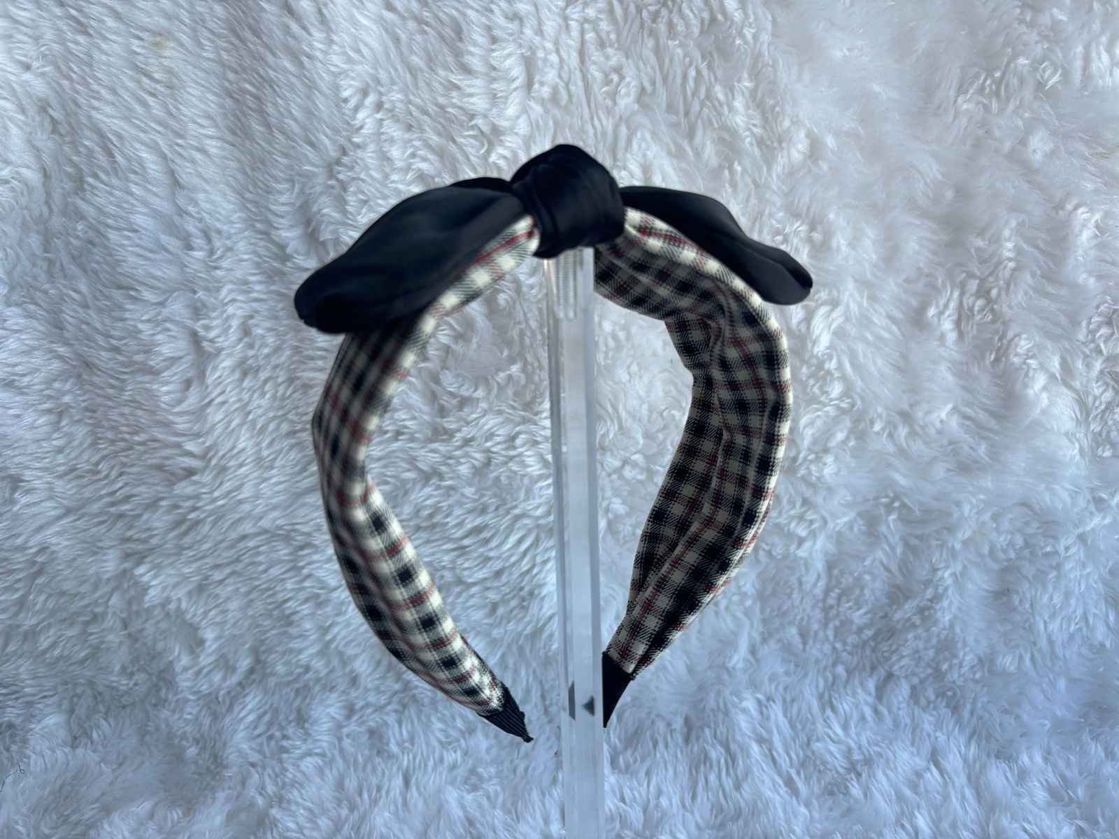 BLACK BOW KNOT HAIRBAND