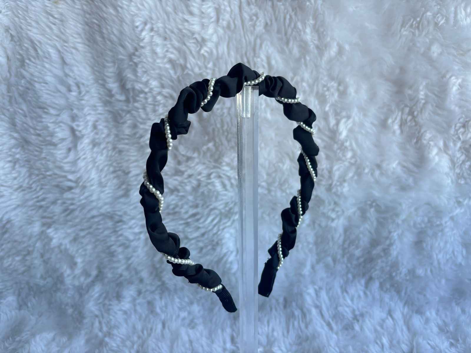 Miragge Black Swirl Hairband – Hair Accessory