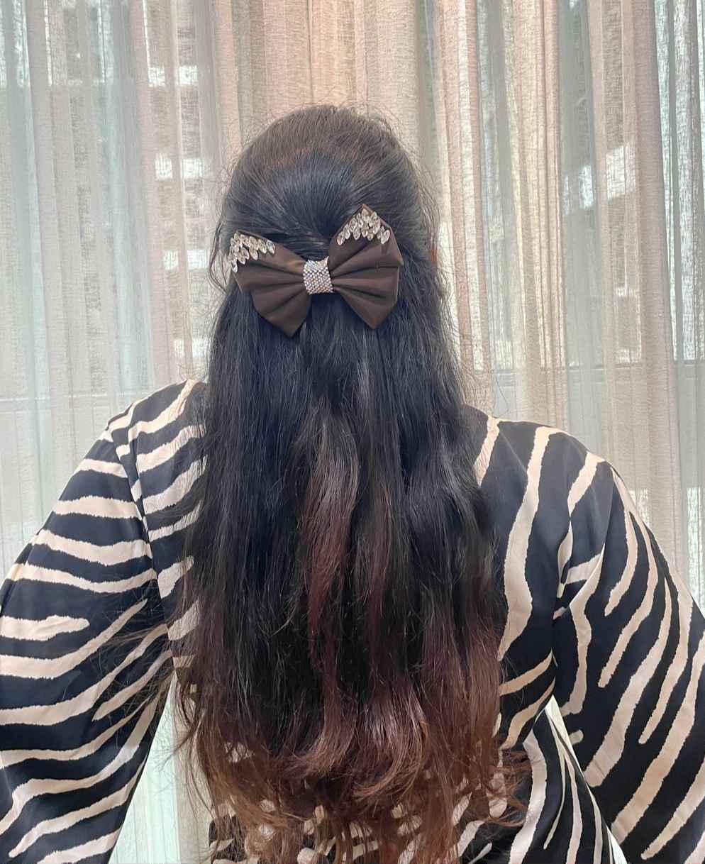EMERY BOW ~ DARK BROWN