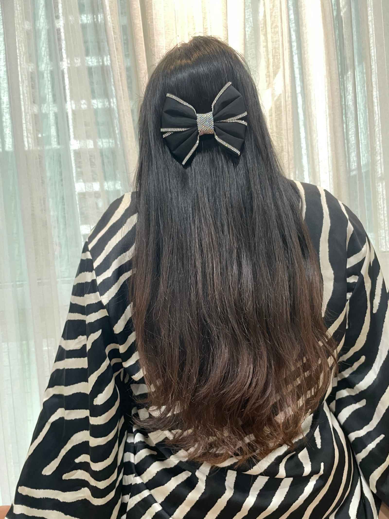 Miragge Estelle Bow ~ Black – Hair Accessory
