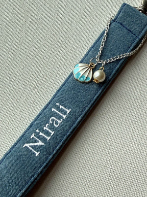 Personalised Premium Denim Keyfob