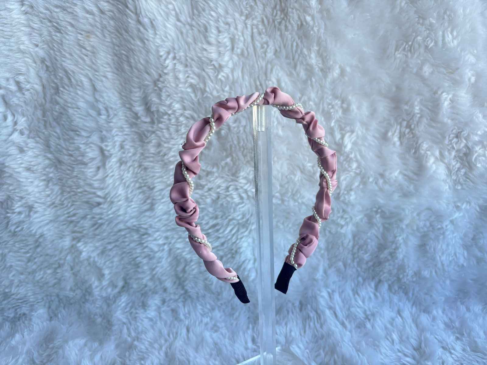 Miragge Mauve Pink Swirl Hairband – Hair Accessory