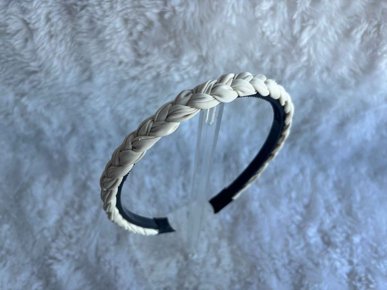 Miragge Off White Braid Hairband – Hair Accessory