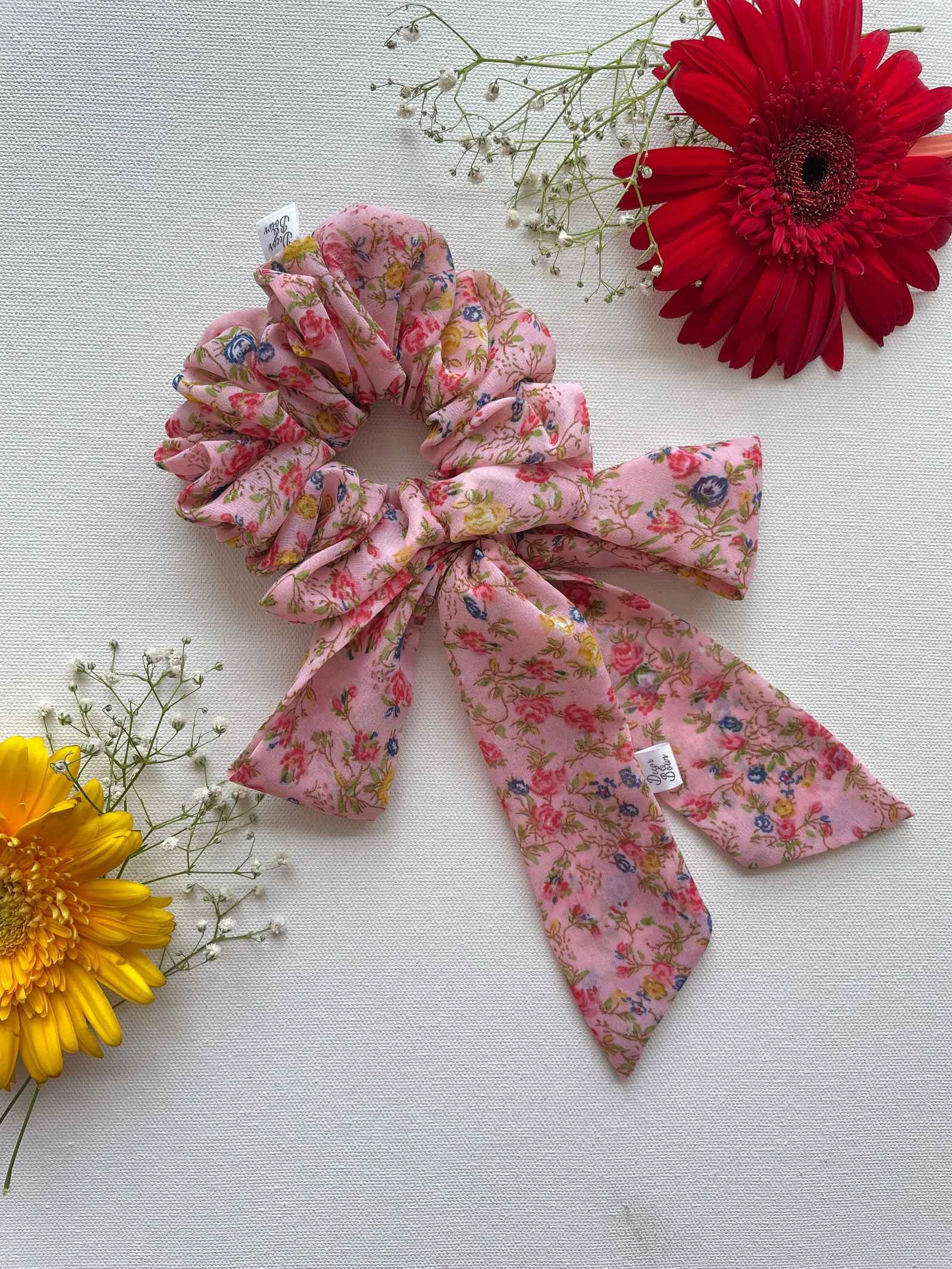 Miragge Sunset - Bow Knot Scrunchie – Hair Accessory