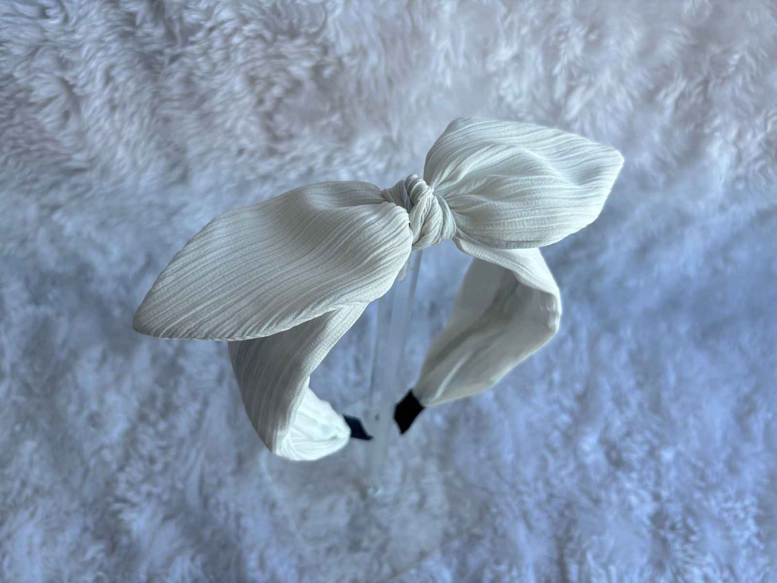 Miragge White Bunny Hairband – Hair Accessory