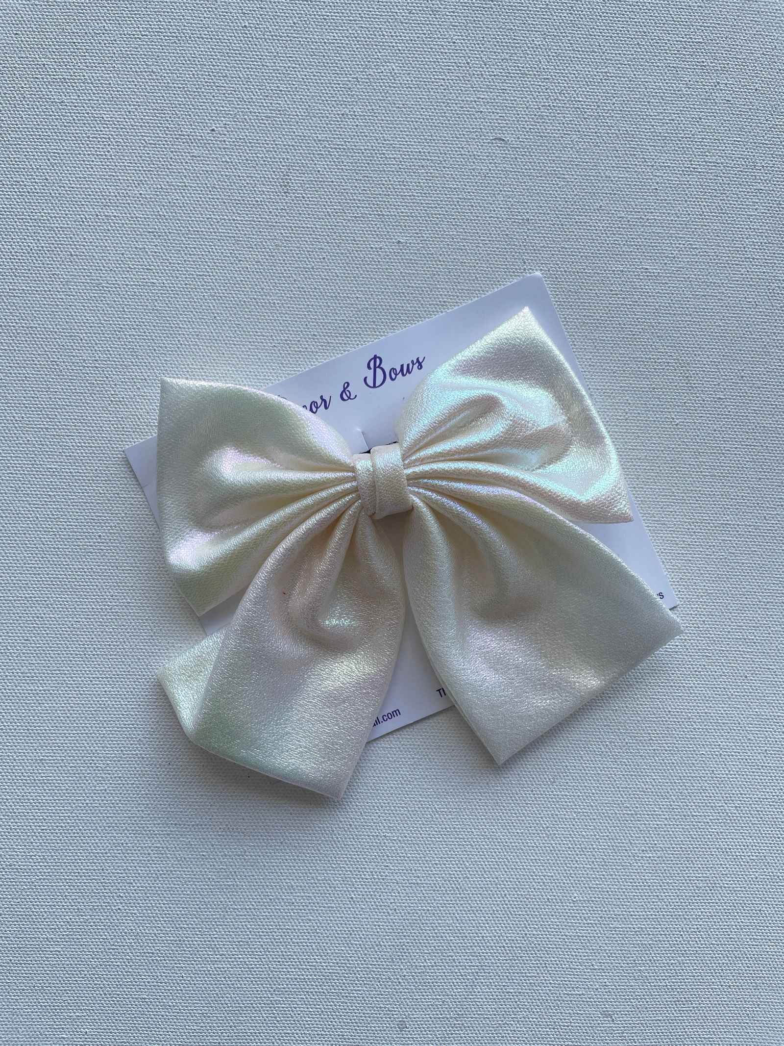 Miragge White Unicorn Butterfly Bow – Hair Accessory
